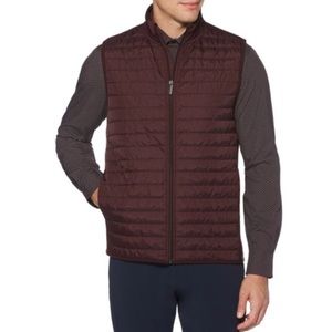 NWOT Perry Ellis Maroon Vest